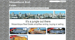 Desktop Screenshot of mozambicanrealestate.com